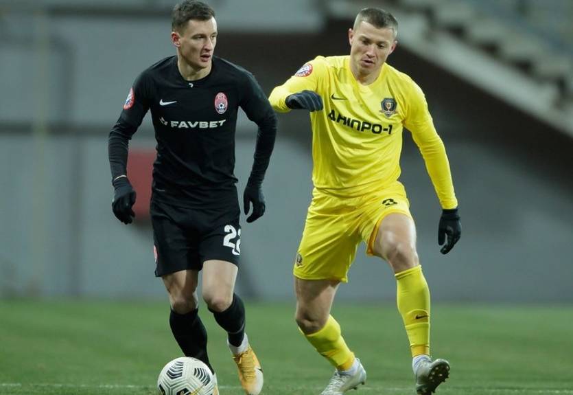 Заря - Днепр-1 3:1 видео голов и обзор матча чемпионата Украины