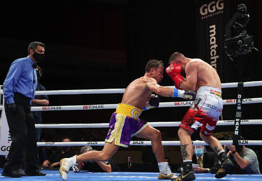 Головкин пробил более 500 ударов по Шеремете и пропустил только 59