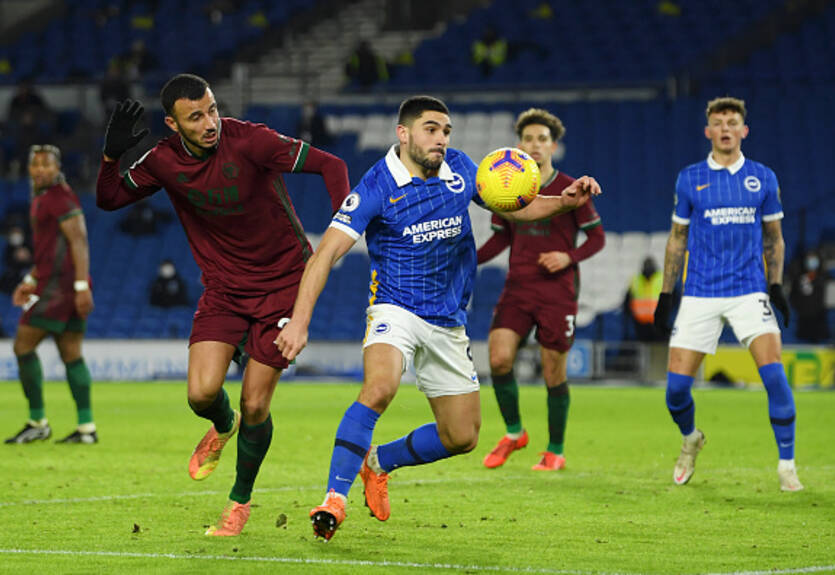 Шесть голов не определили победителя между Брайтоном и Вулверхэмптоном