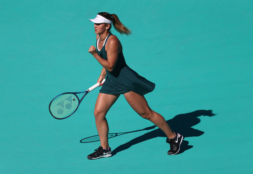 Костюк разгромила Зиданшек и вышла в 1/4 финала турнира в Абу-Даби