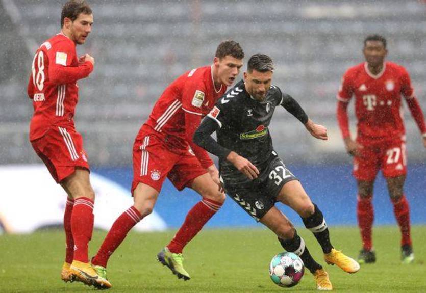 Бавария - Фрайбург 2:1 видео голов и обзор матча