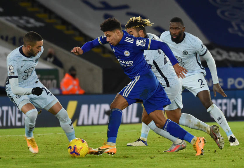 Лестер - Челси 2:0 видео голов и обзор матча чемпионата Англии