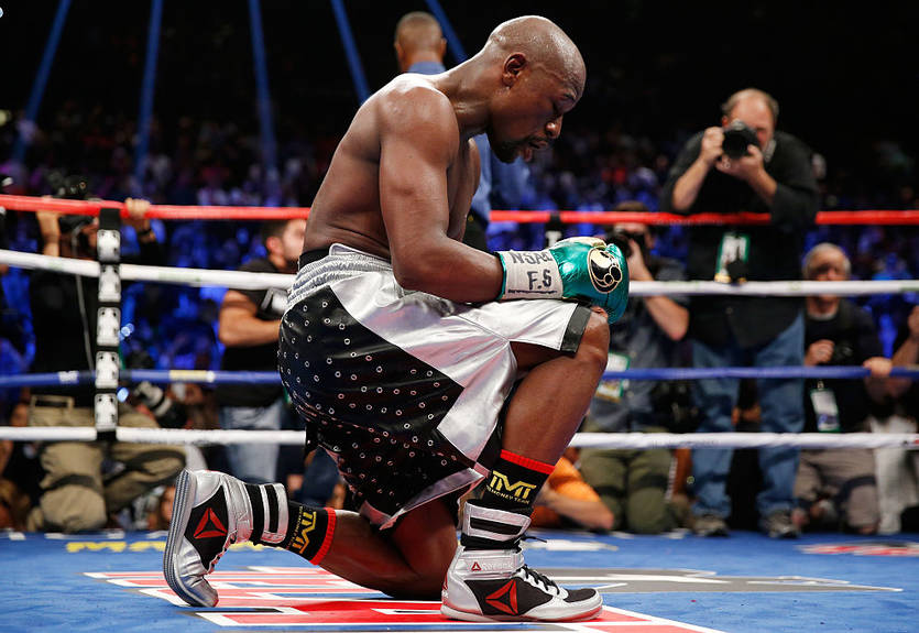 Фото Мейвезера добавят на все пояса WBC