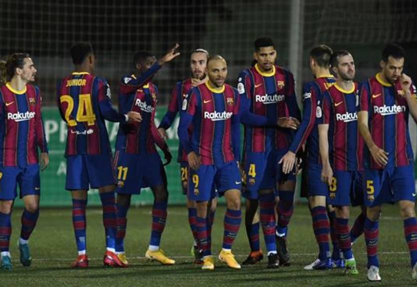 Барселона с трудом обыграла клуб 3-го дивизиона в Кубке Испании