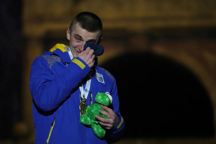 Дмитрий Пидручный не сдержал слез на церемонии награждения