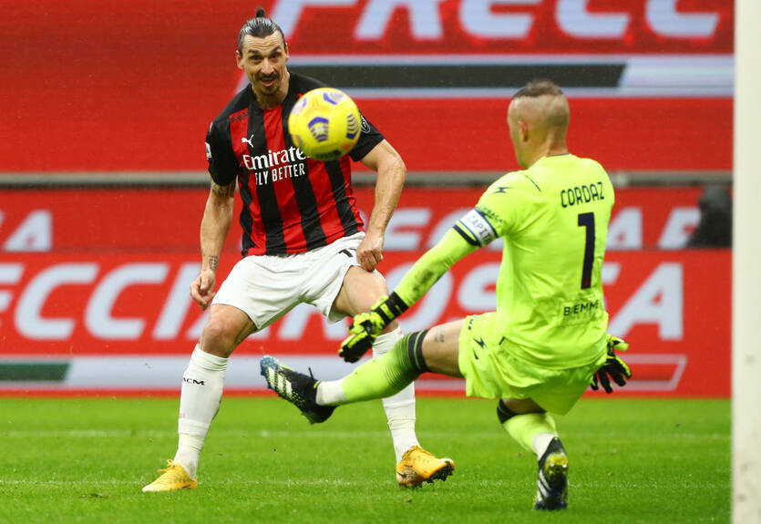 Ибрагимович забил юбилейный 500-й гол в карьере