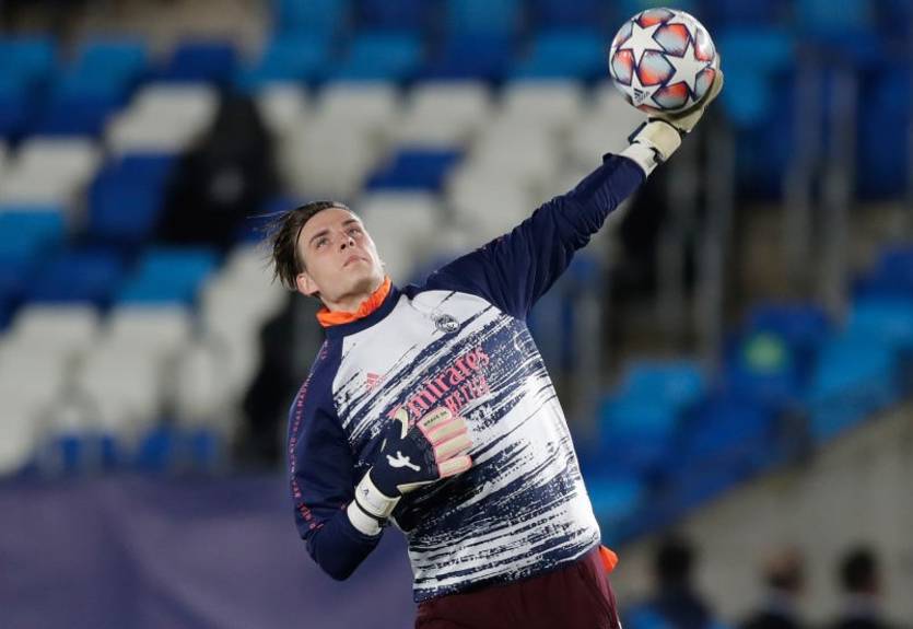 Реал поздравил Лунина с Днем рождения нарезкой сейвов за "сливочных"