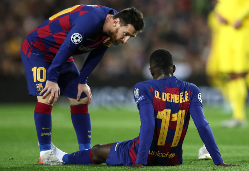 Дембеле: Месси - гений, лучший игрок за всю историю футбола