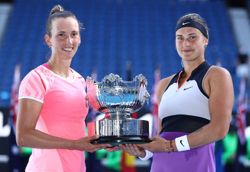 Соболенко и Мертенс выиграли парный разряд на Australian Open