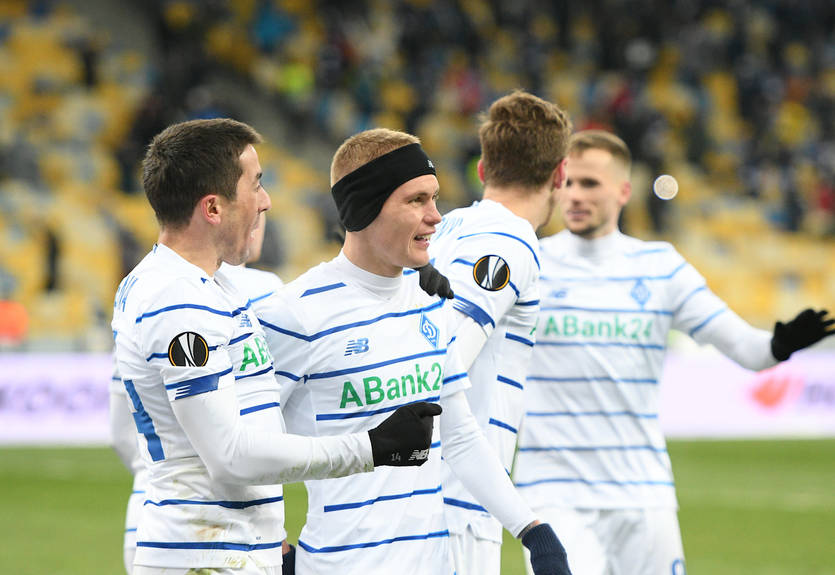 Динамо обыграло Брюгге и вышло в 1/8 финала Лиги Европы