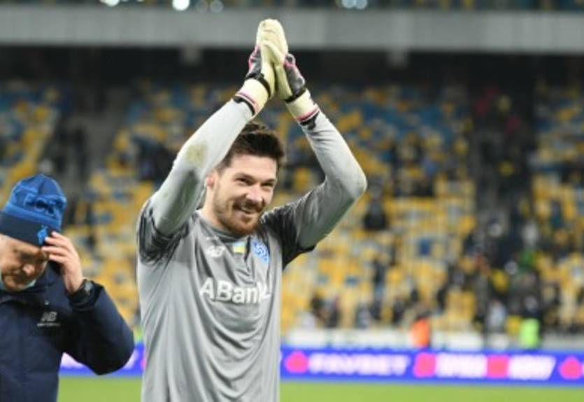 Бойко провел 40-й "сухой" матч за Динамо