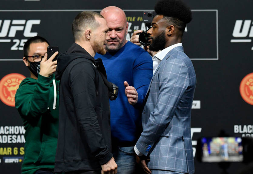 Ян и Стерлинг провели битву взглядов перед боем Ян и Стерлинг провели битву взглядов перед боем