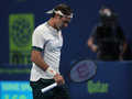 Федерер вылетел с турнира в Дохе