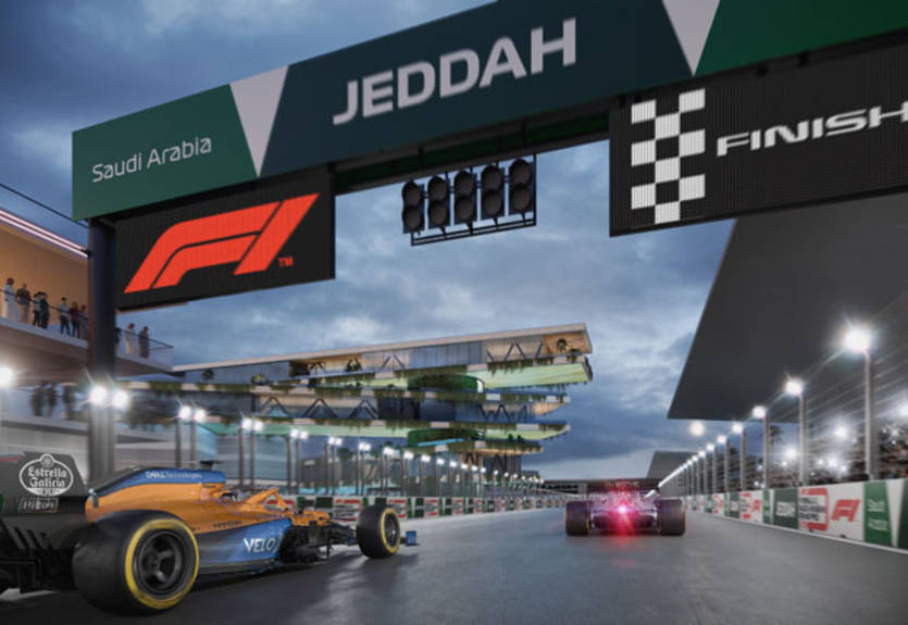 Формула-1 представила схему городской трассы в Джидде
