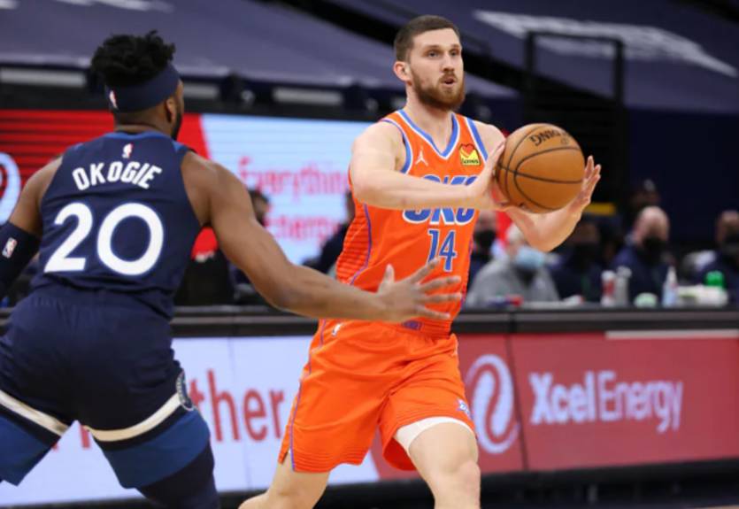 Михайлюк провел результативный матч за Оклахому против Миннесоты