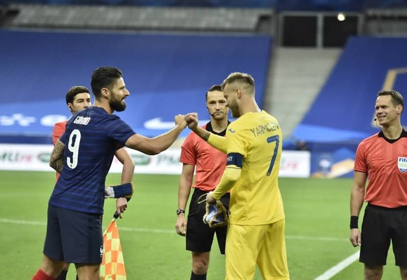 Ярмоленко и Лунин не сыграют против Франции Ярмоленко и Лунин не сыграют против Франции