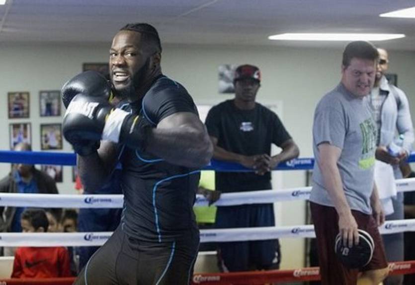 Уайлдер - Вашингтон: Фото с открытой тренировки боксеров