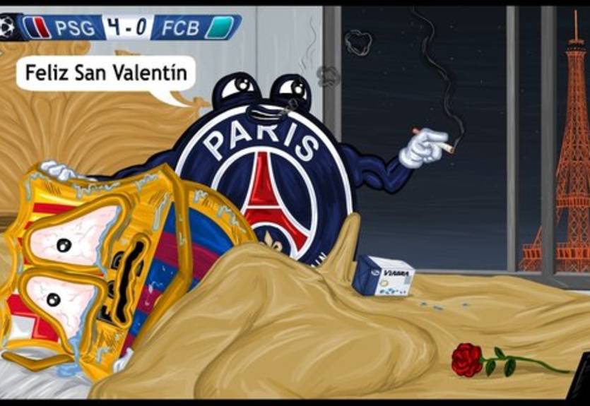ПСЖ - Барселона: Лучшие мемы на поражение каталонцев