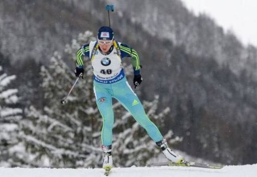 Биатлон. Пидгрушная: "Много времени тратила на стрельбу"