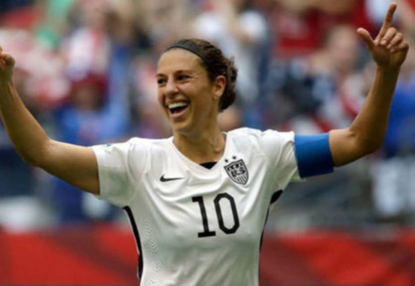 Карли Ллойд - лучшая футболистка мира по версии ФИФА