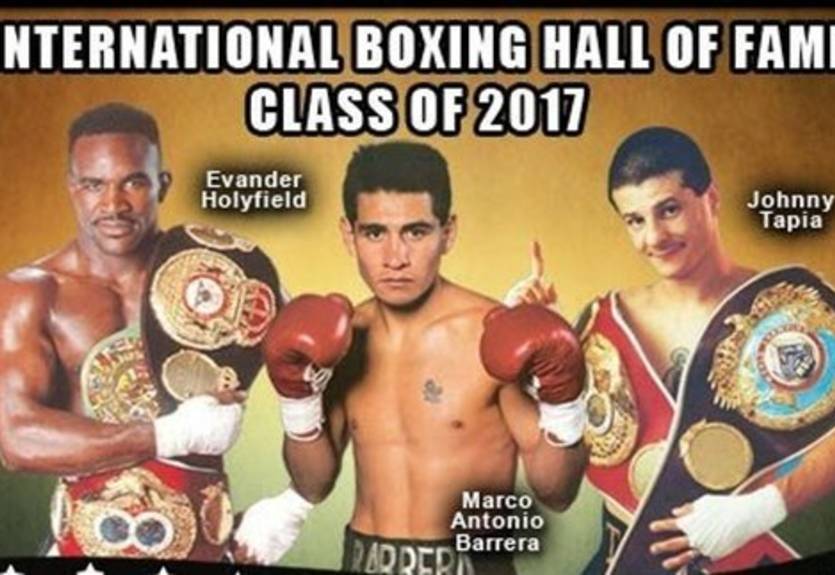 Холифилд, Баррера и Тапиа будут введены в Зал Славы