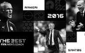 Сантуш, Зидан и Раньери - претенденты на звание Тренер года по версии ФИФА