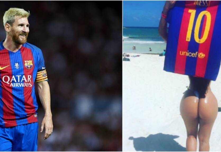 Мисс Бум-Бум зазывает Месси и Пике