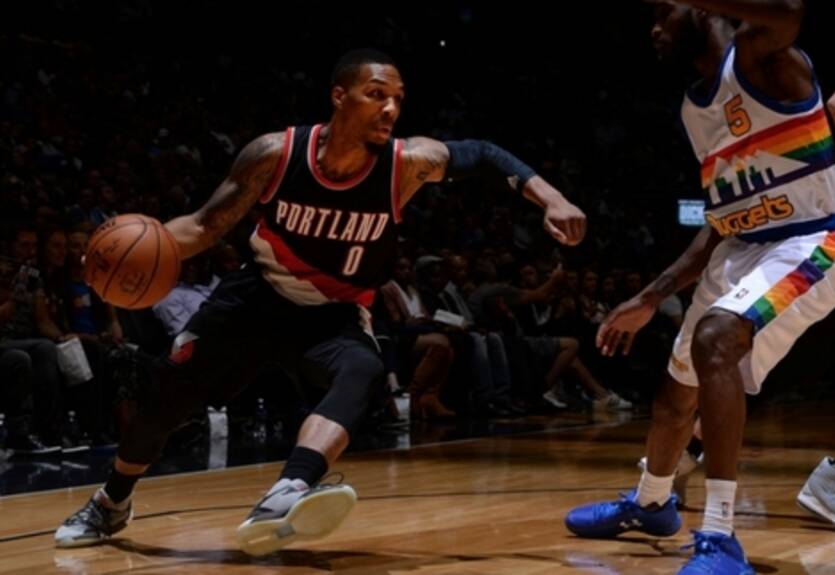 НБА. 37 очков Лилларда в матче с Денвером