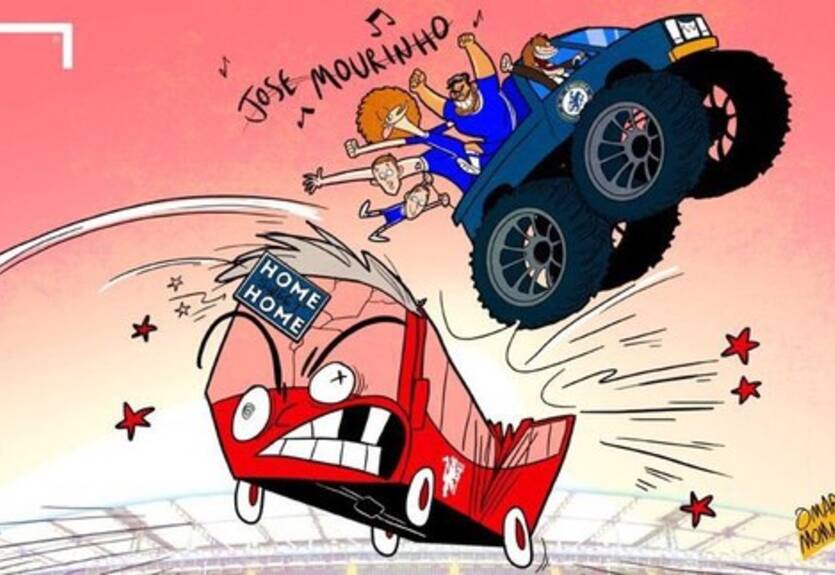 Нелюбовь Конте к автобусам, сопляки из Милана и другие карикатуры от Омара Момани