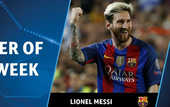 Месси возглавил тройку лучших игроков недели в Лиге чемпионов