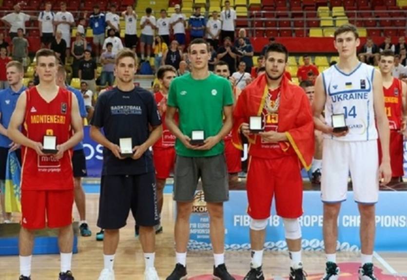 Украинец попал в символическую сборную Евробаскета U-18