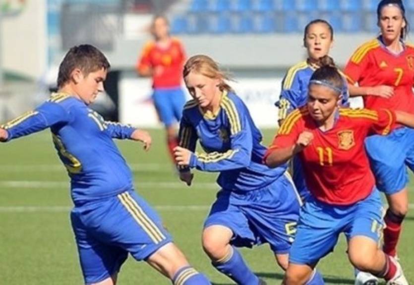 Женский футбол. Сборная Украины U-17 уступила испанкам