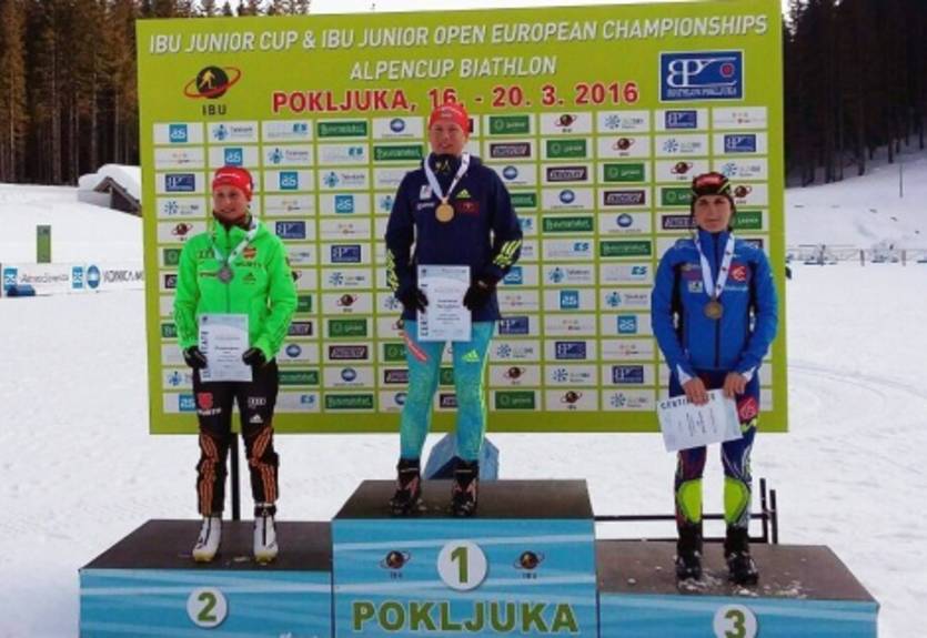 Биатлон. ЮЧЕ 2016. Меркушина  — первая в индивидуалке!