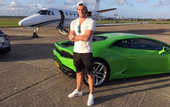 Гарет Бэйл купил зеленый Lamborghini за 325 тысяч фунтов. ФОТО