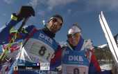 Биатлон. Кубок мира. Франция выиграла супермикст