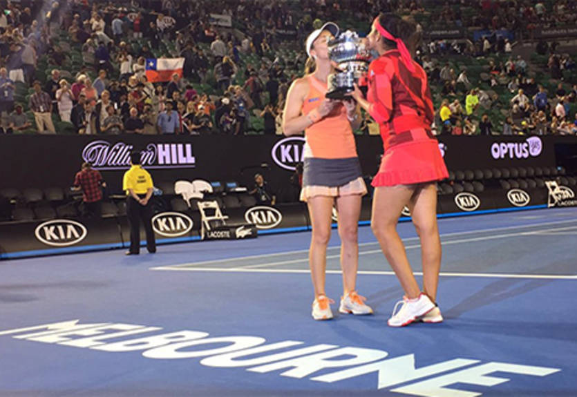 Australian Open. Парный разряд. Хингис и Мирза — триумфаторки турнира