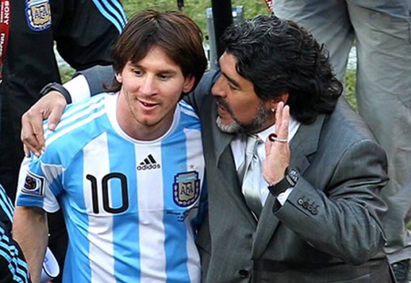 Батистута, Марадона и Месси в сборной Аргентины всех времен