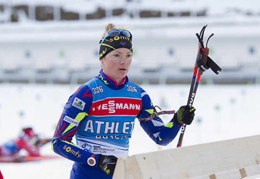 Биатлон. Кубок мира. Красивая победа Дорен-Абер