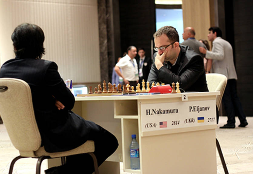Шахматы. Кубок мира-2015. Эльянов побеждает Накамуру!