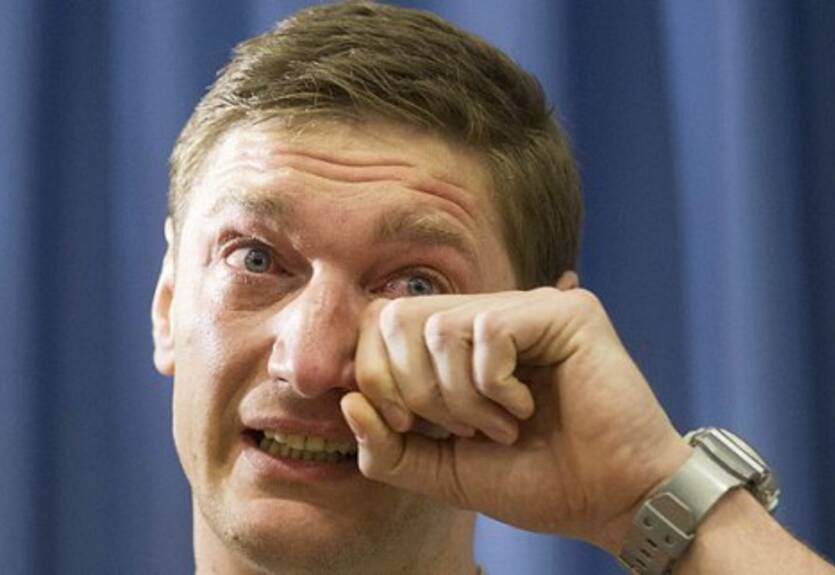 Лищук не сдержал слез на прощальной пресс-конференции в Валенсии