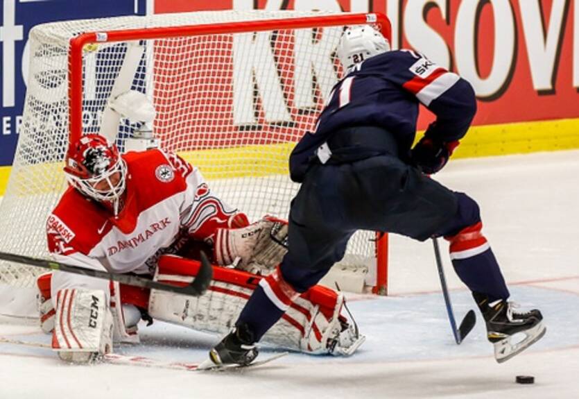 ЧМ. Шайба Нельсона дарит США победу над Данией