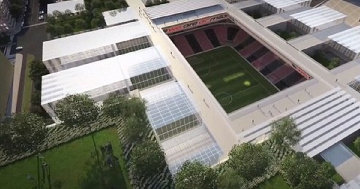 milan predstavil proekt novogo krasavca stadiona foto i video isport ua