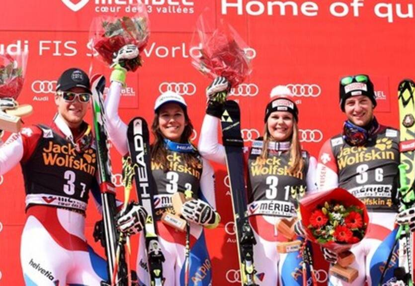 Горные лыжи. Швейцария выигрывает командные соревнования в Мерибеле