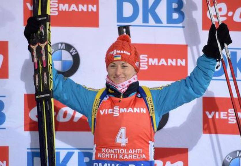 Биатлон. Семеренко: "Не ожидала попасть на подиум"