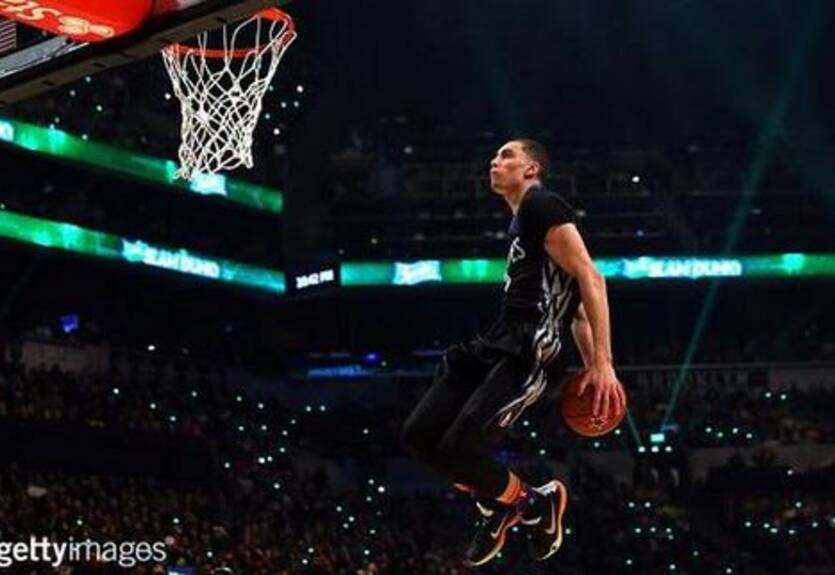 НБА. Зак ЛаВин — победитель конкурса слэм-данков. ВИДЕО