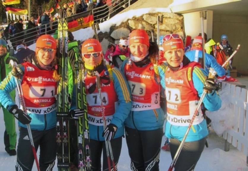 Биатлон. Германия побеждает в женской эстафете, Украина — третья