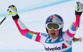 Горные лыжи. Вонн первенствует в Санкт-Моритце
