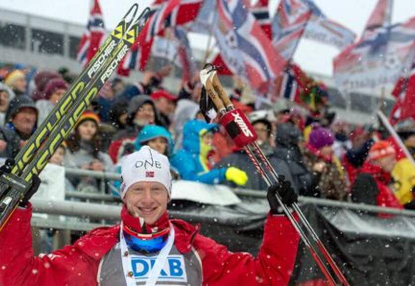 Биатлон. Й.Бе: "Был сегодня в очень хорошей форме"