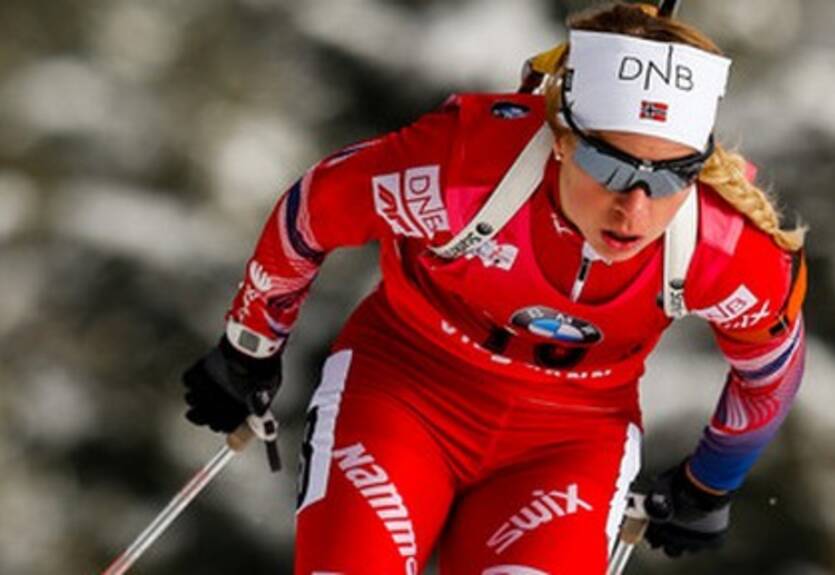 Биатлон. Экхофф: Варвинец упала