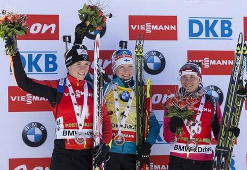 Биатлон. Скардино: &quot;На последнем круге выложилась на сто процентов&quot;